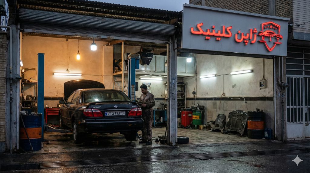 تعمیرگاه ماکسیما در اندرزگو