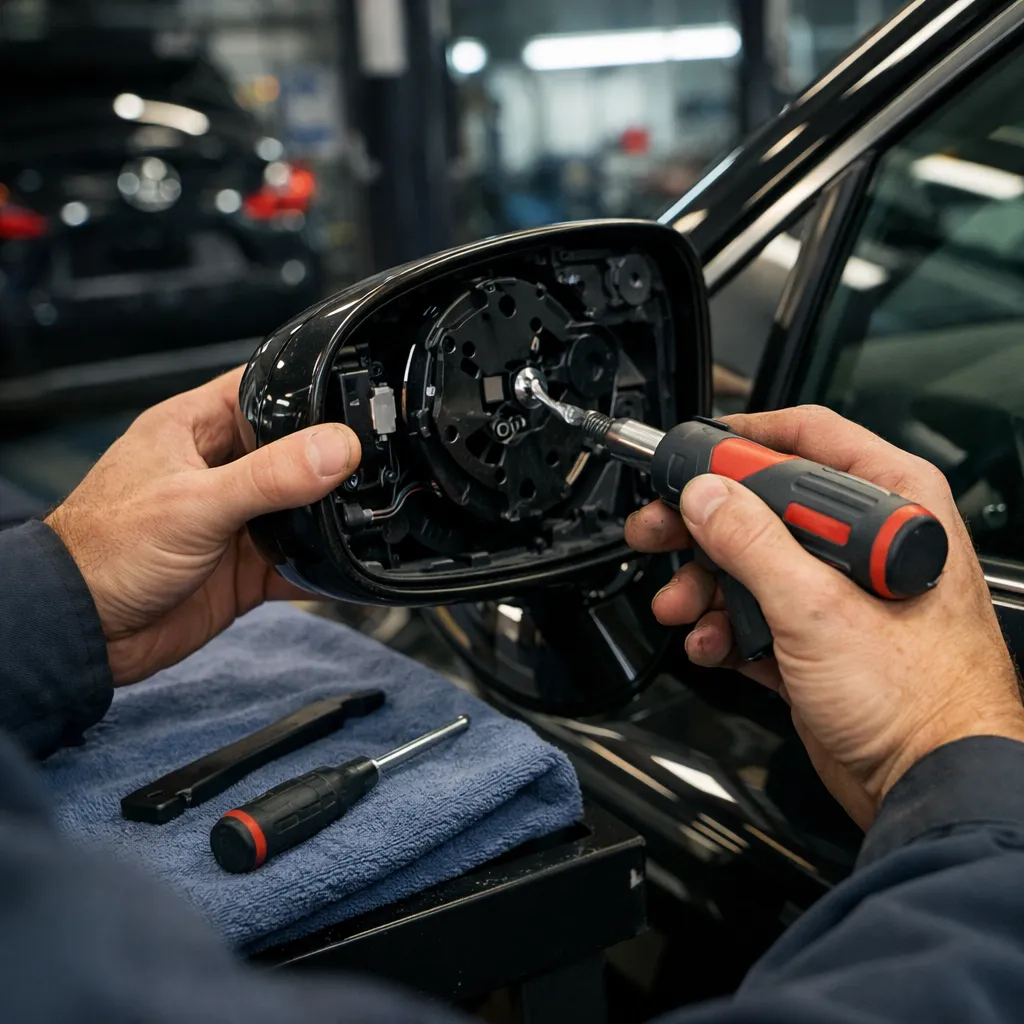 تعمیر آینه بغل لکسوس