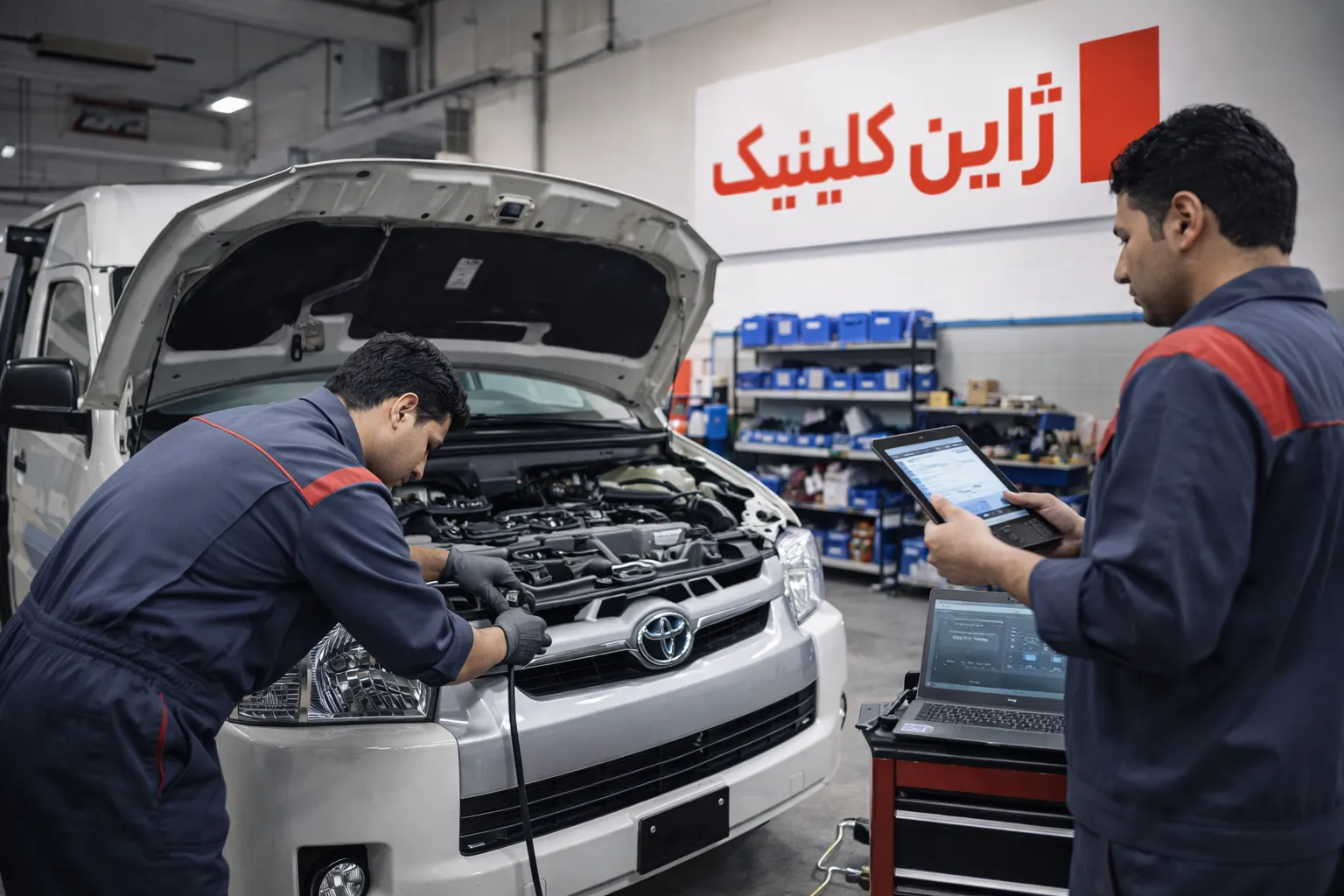 تعمیرگاه تویوتا هایس