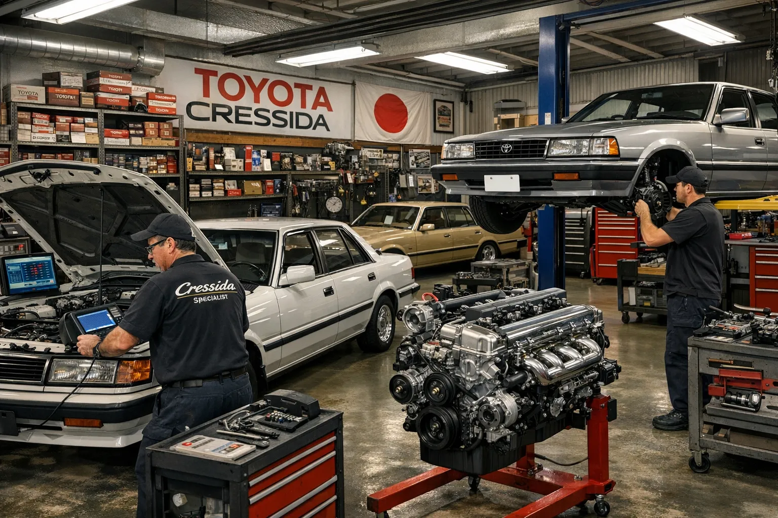 تعمیرگاه تویوتا کریسیدا