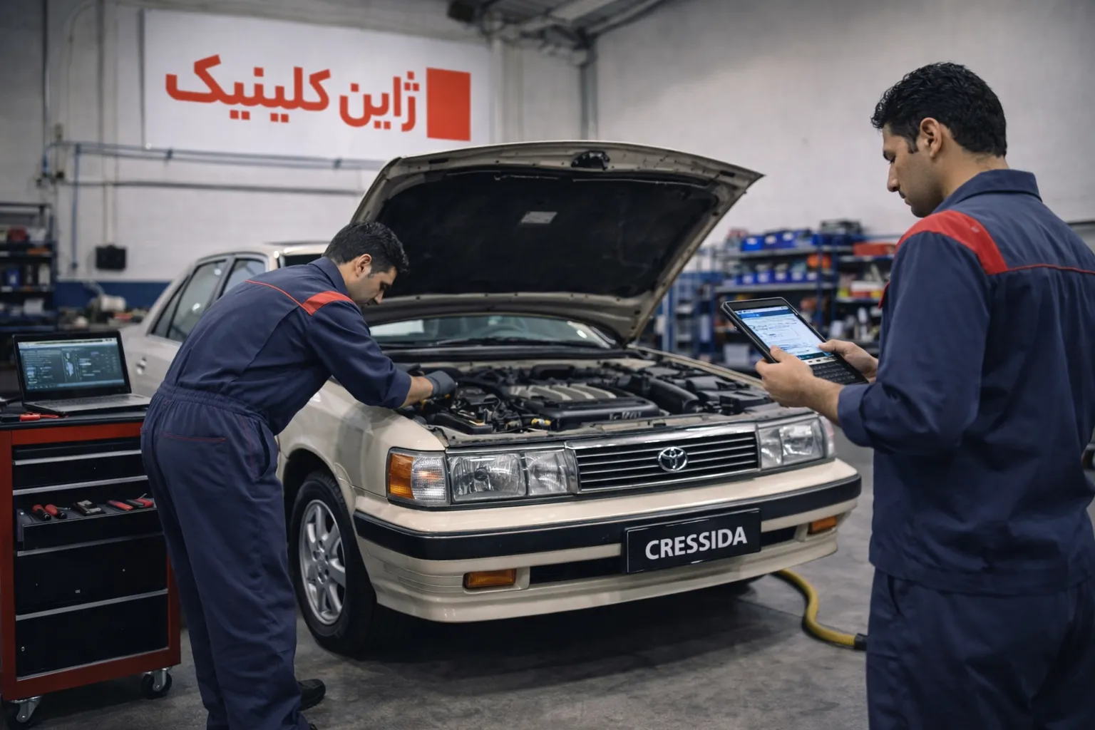 تعمیرگاه تویوتا کریسیدا