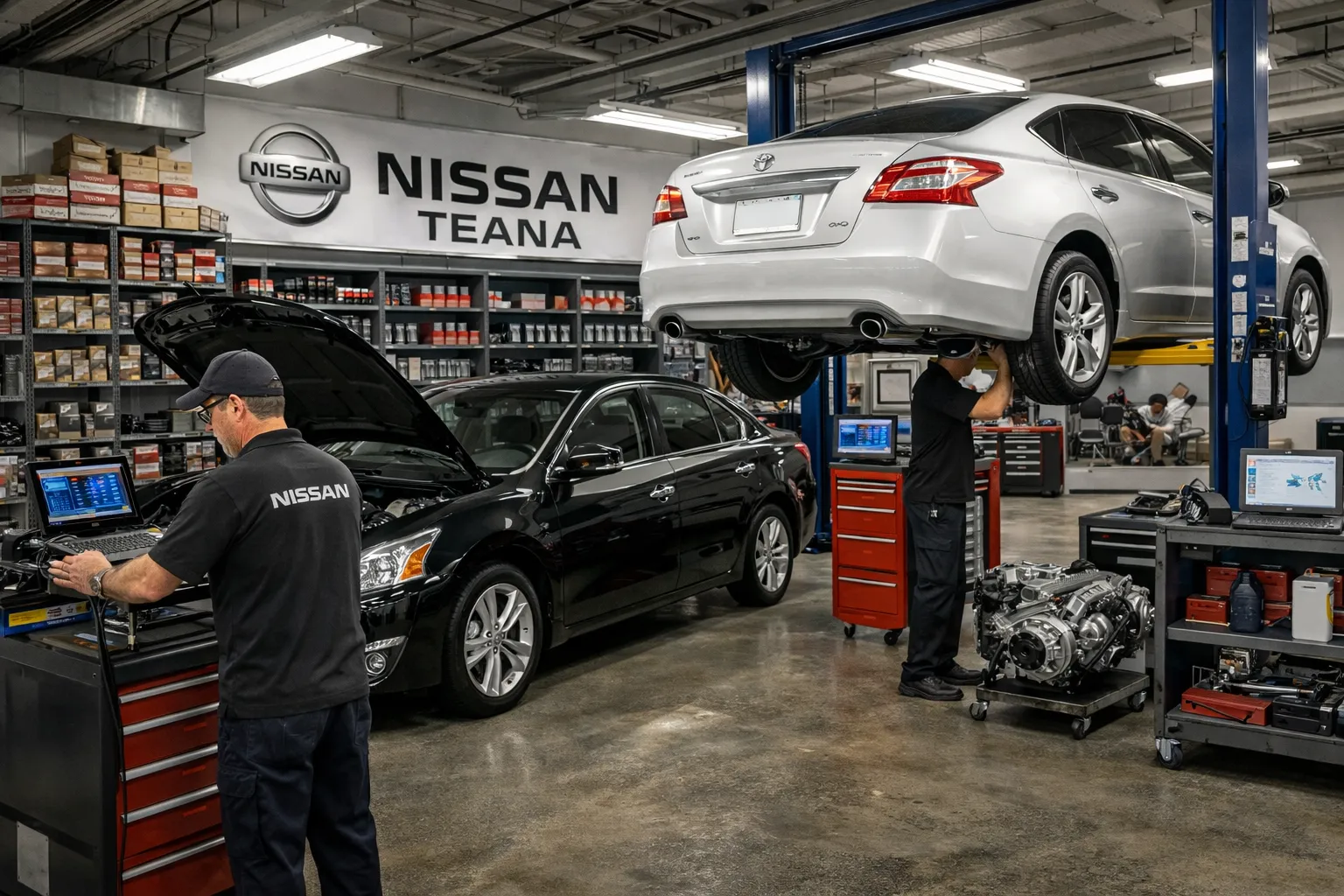 تعمیرگاه نیسان تیانا